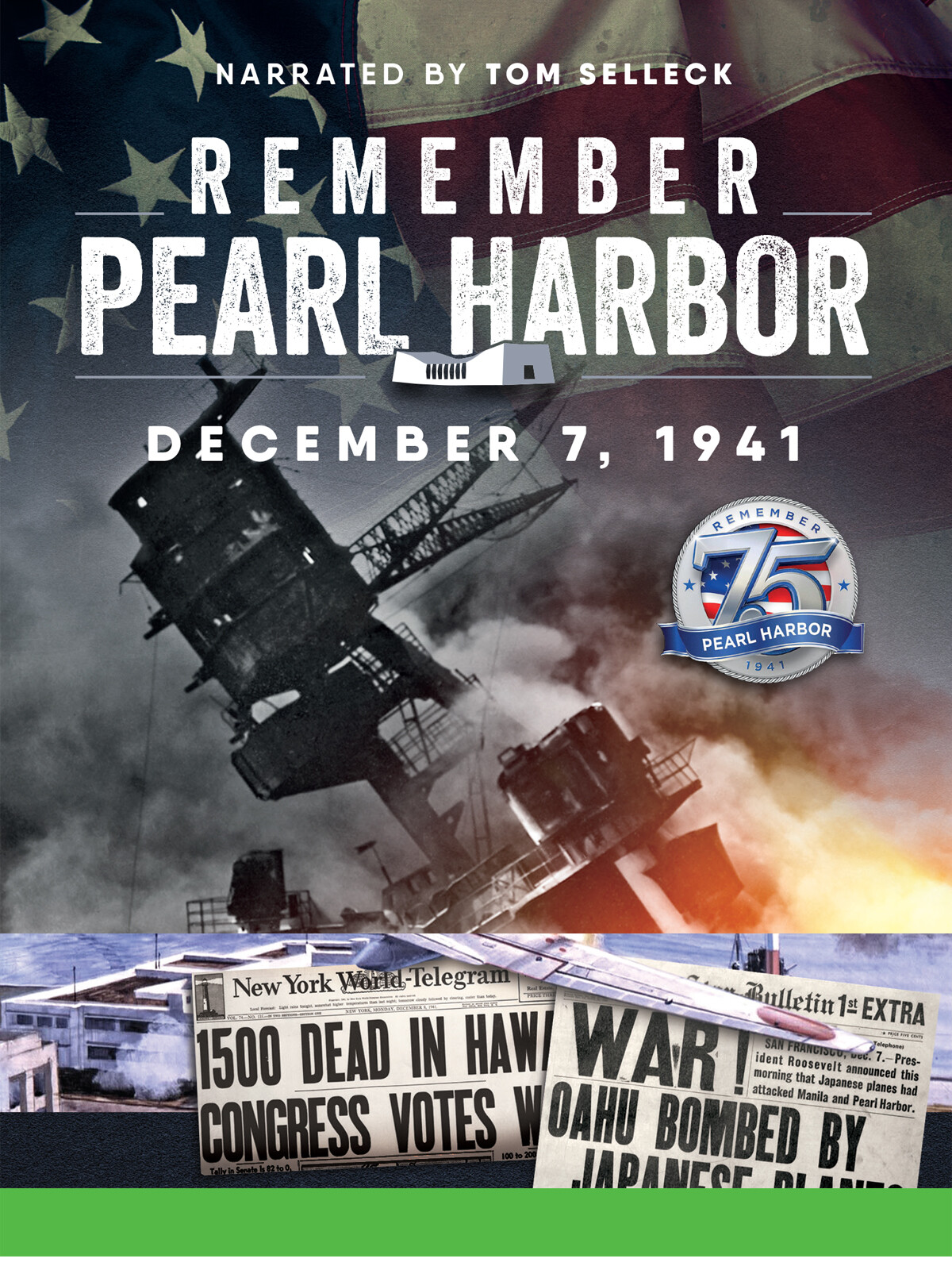 JW2616 - Remember Pearl Harbor Narrated by Tom Selleck