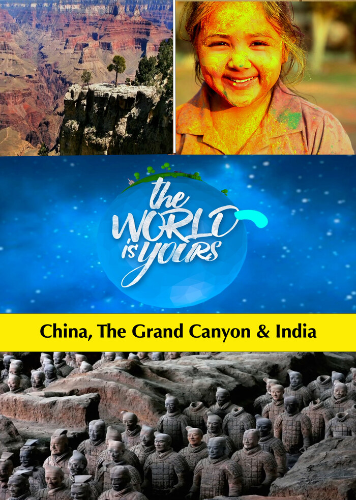 K9059 - The World Is Yours - China, The Grand Canyon & India
