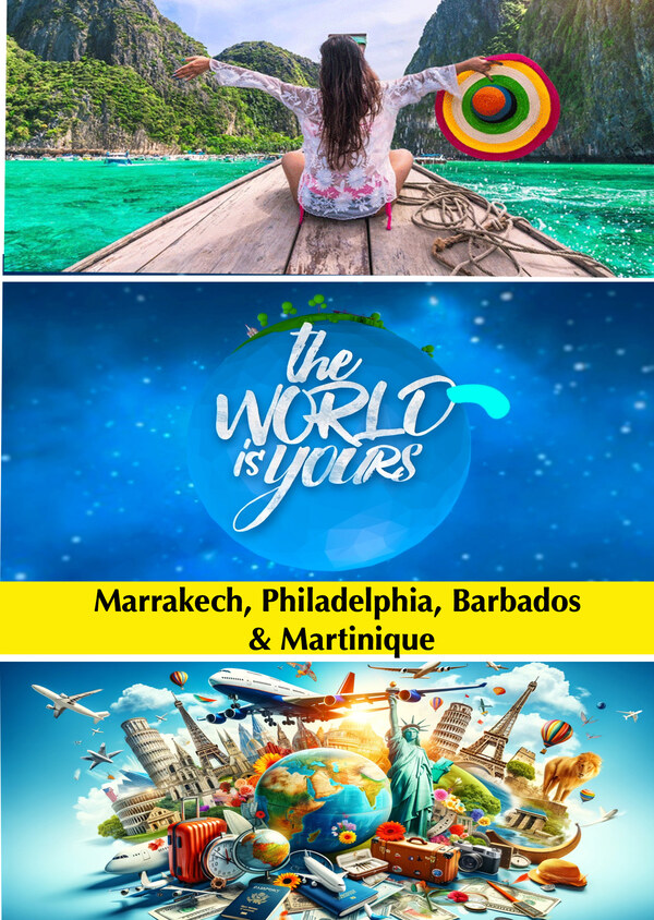 K9098 - The World Is Yours - Marrakech, Philadelphia, Barbados & Martinique