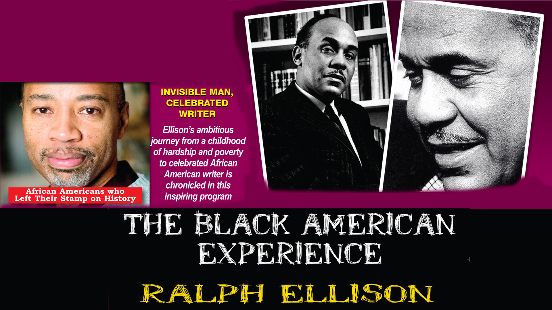 L5735 - Ralph Ellison Invisible Man, Celebrated Writer