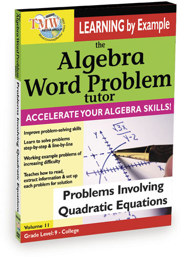 KA8633 - Problems Involving Quadratic Equations