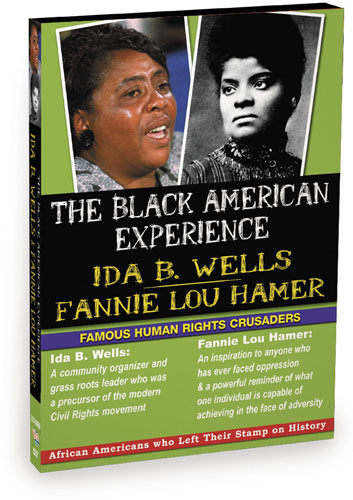 L5743 - Black American Experience Famous Human Rights Crusaders Ida B. Wells & Fannie Lou Hammer