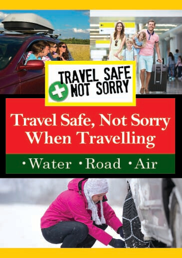 T8934 - Travel Safe, Not Sorry